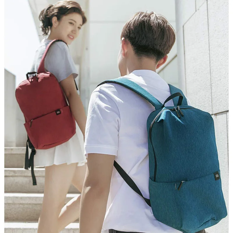 Original Xiaomi Mi Backpack 10L Waterproof Colorful Daily Leisure Urban Unisex Sports Travel Backpack For Men Women School Bag