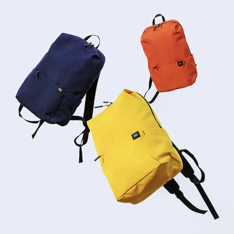 Original Xiaomi Mi Backpack 10L Waterproof Colorful Daily Leisure Urban Unisex Sports Travel Backpack For Men Women School Bag