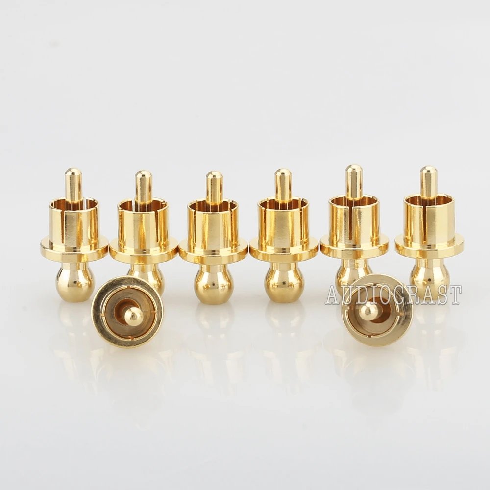10pcs x Noise Stopper Gold / Rhodium Plated Copper Cap Dust Protector RCA Plug Caps 10pcs x Noise Stopper Gold / Rhodium Plated Copper Cap Dust Protector RCA Plug Caps