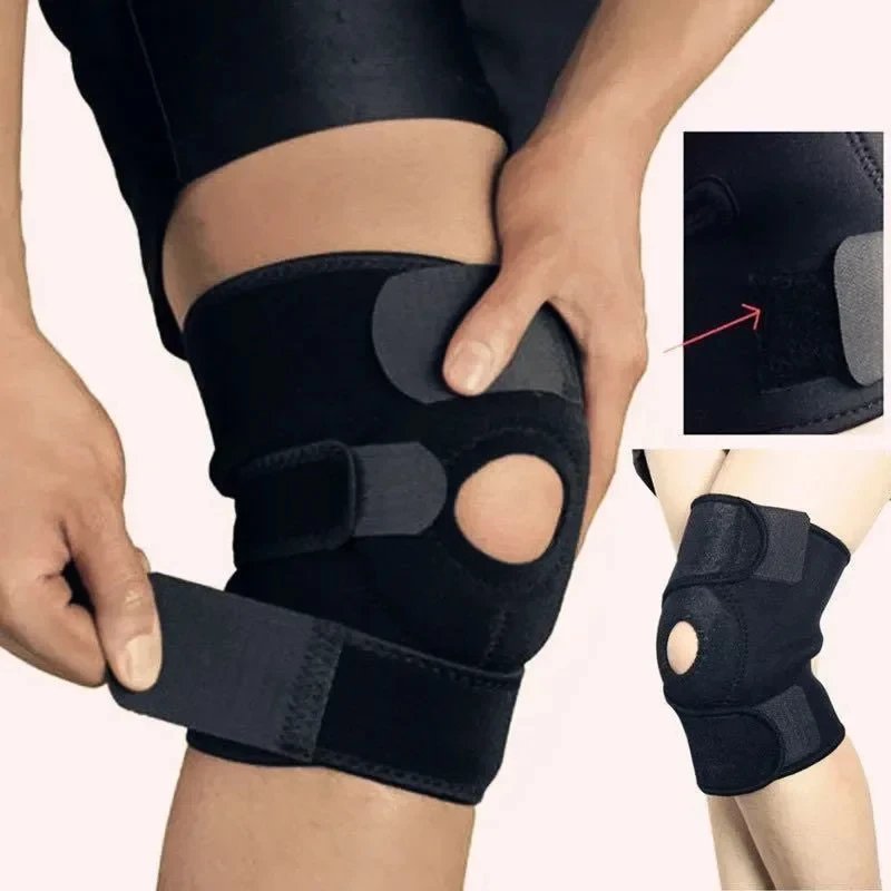 1PC Orthopedic Knee Pad Knee Brace Support Joint Pain Relif Patella Protector Adjustable Sport Kneepad Guard Meniscus Ligament 1PC Orthopedic Knee Pad Knee Brace Support Joint Pain Relif Patella Protector Adjustable Sport Kneepad Guard Meniscus Ligament
