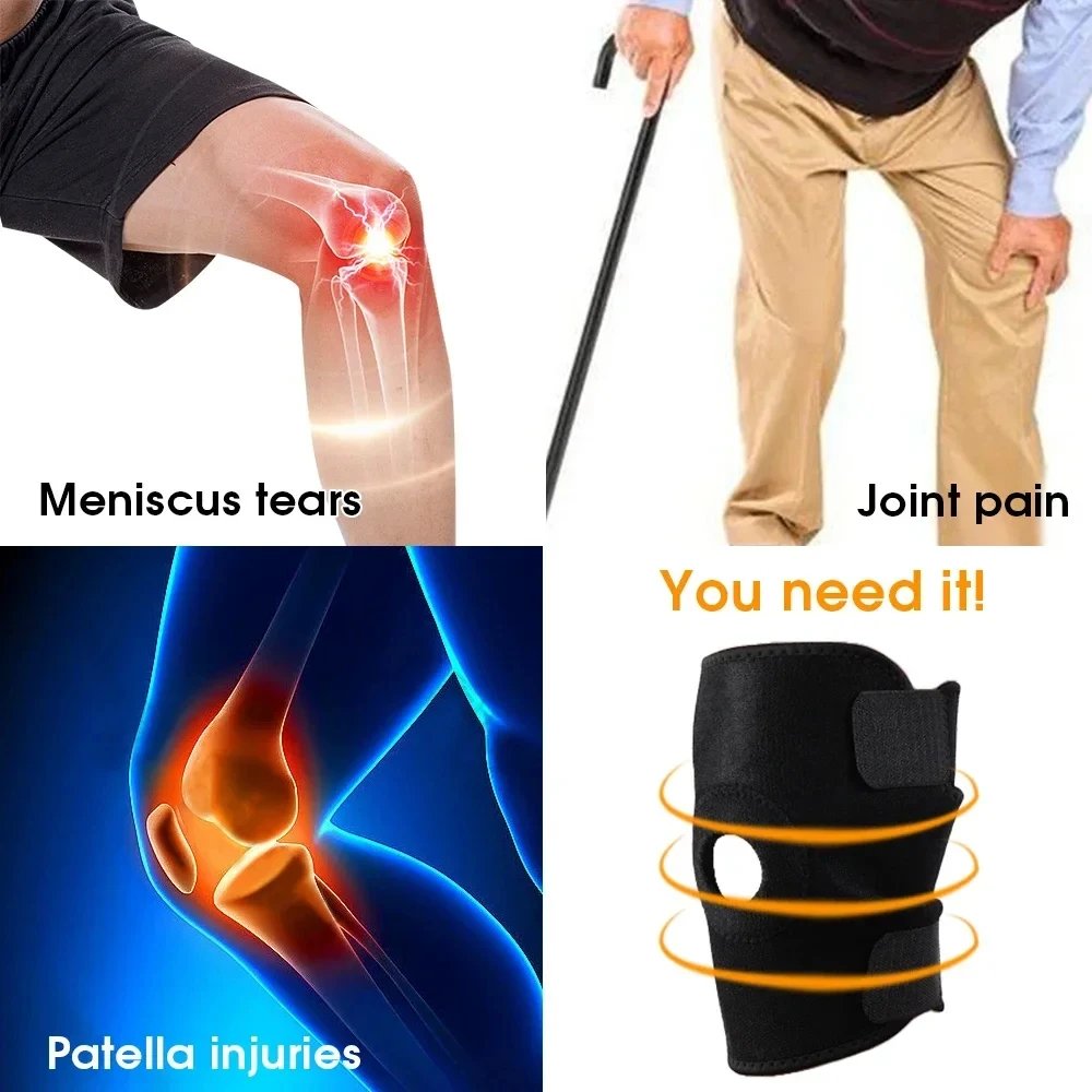 1PC Orthopedic Knee Pad Knee Brace Support Joint Pain Relif Patella Protector Adjustable Sport Kneepad Guard Meniscus Ligament - Image 5