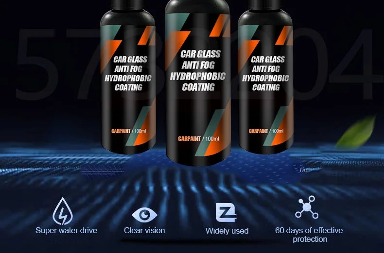 Car Glass Anti-Rain Spray Auto Water repellent Coating Agent Waterproof Rainproof Anti-fog Glass Cleaner Auto Windshield Clear