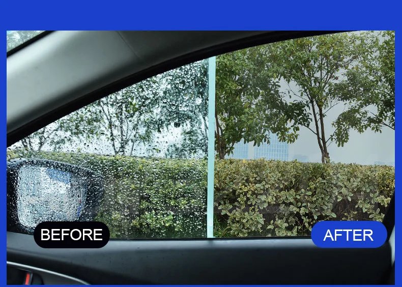 Car Glass Anti-Rain Spray Auto Water repellent Coating Agent Waterproof Rainproof Anti-fog Glass Cleaner Auto Windshield Clear