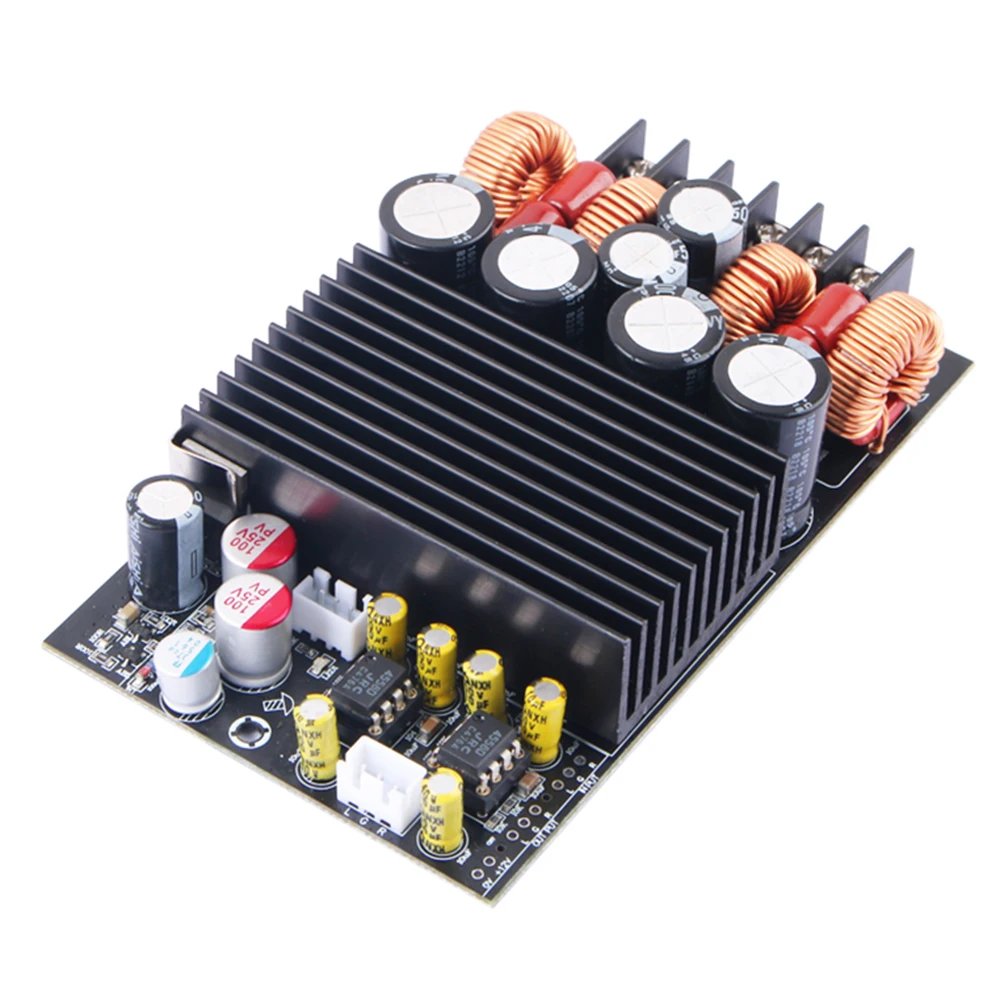 TPA3255 DC19-50V Class D Amplifier Hifi Digital Power Amplifier Board 300W+300W High-Power 2.0 Two-Channel Stereo Module