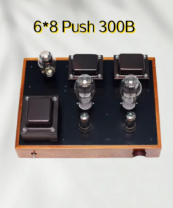 NEW 9W*2 6*8 Push 300B Class A single-ended high-fidelity tube power amplifier, 717A 6J8P 6*8 pre-stage push, 30HZ-20KHZ