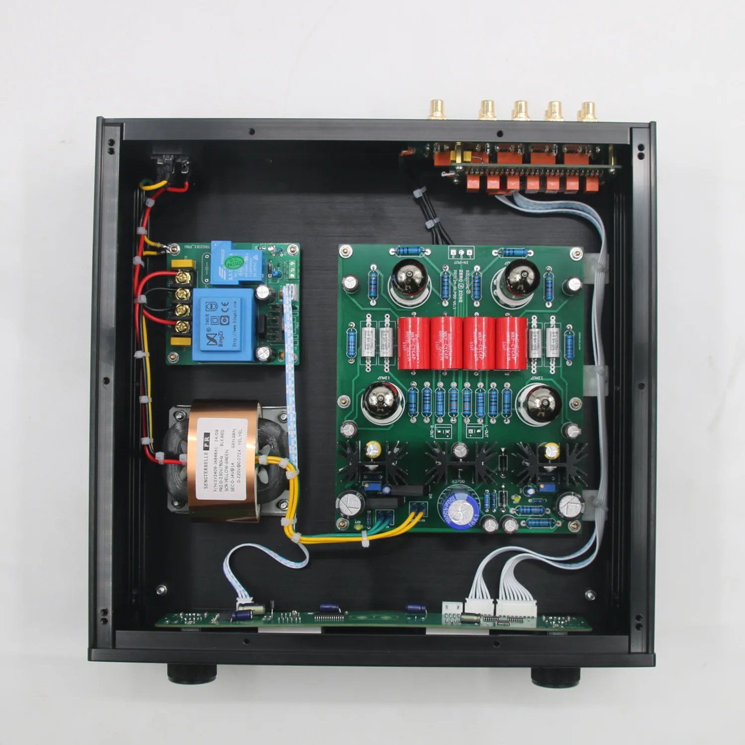 STR12A 12AU7/ECC82 Tube Remote Control Preamplifier HiFi Audio 4 In 1 Out Reference Cary SLP-90 Preamp Circuit - Image 5